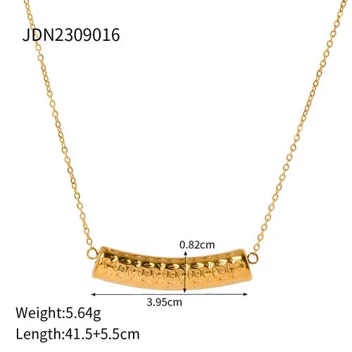 Wholesale Jewelry Simple Style Geometric Stainless Steel Plating Necklace