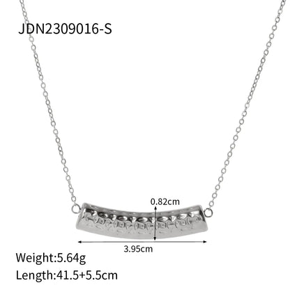 Wholesale Jewelry Simple Style Geometric Stainless Steel Plating Necklace