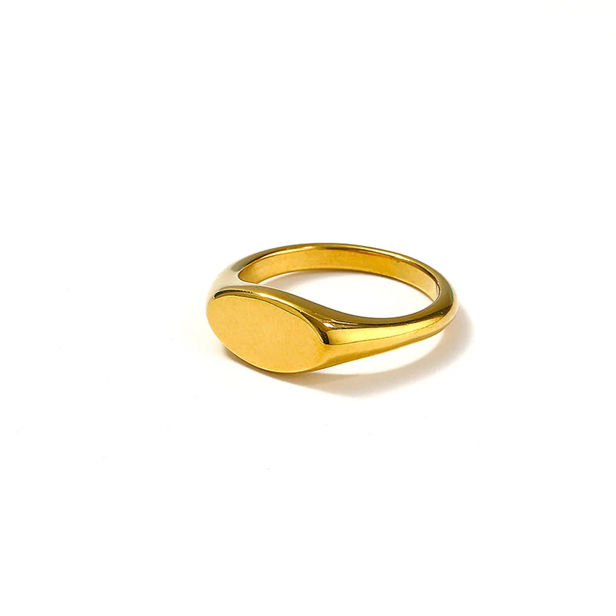 Simple Style Geometric Stainless Steel Plating 18k Gold Plated Rings