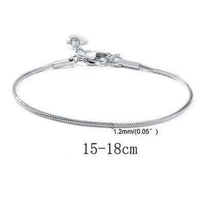 Simple Style Geometric Stainless Steel Plating Bracelets 1 Piece