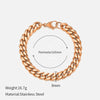 Simple Style Geometric Stainless Steel Plating Bracelets 1 Piece