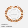 Simple Style Geometric Stainless Steel Plating Bracelets 1 Piece