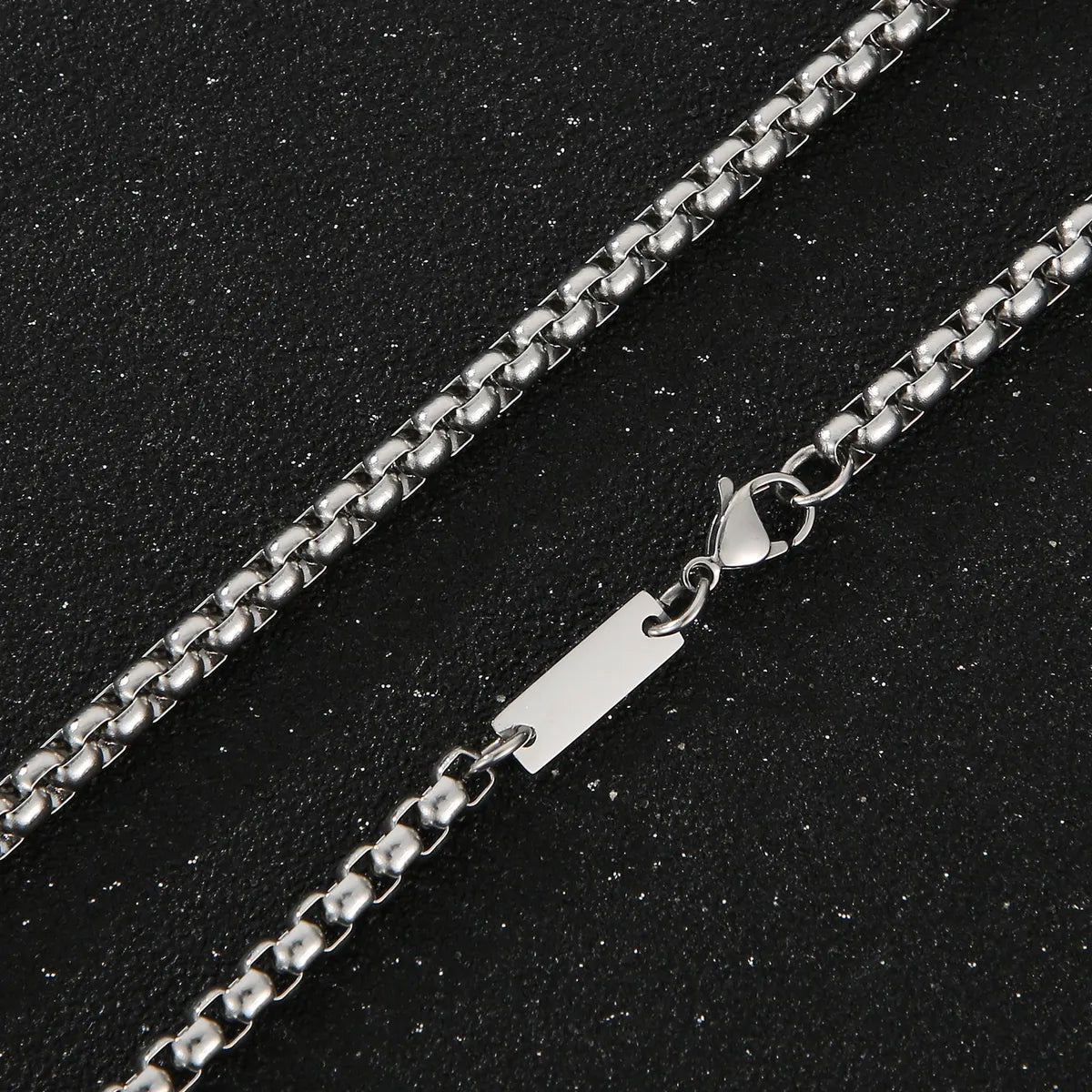 Simple Style Geometric Stainless Steel Plating Bracelets Necklace