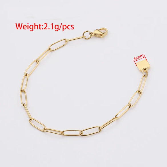 Simple Style Geometric Stainless Steel Plating Jewelry Accessories
