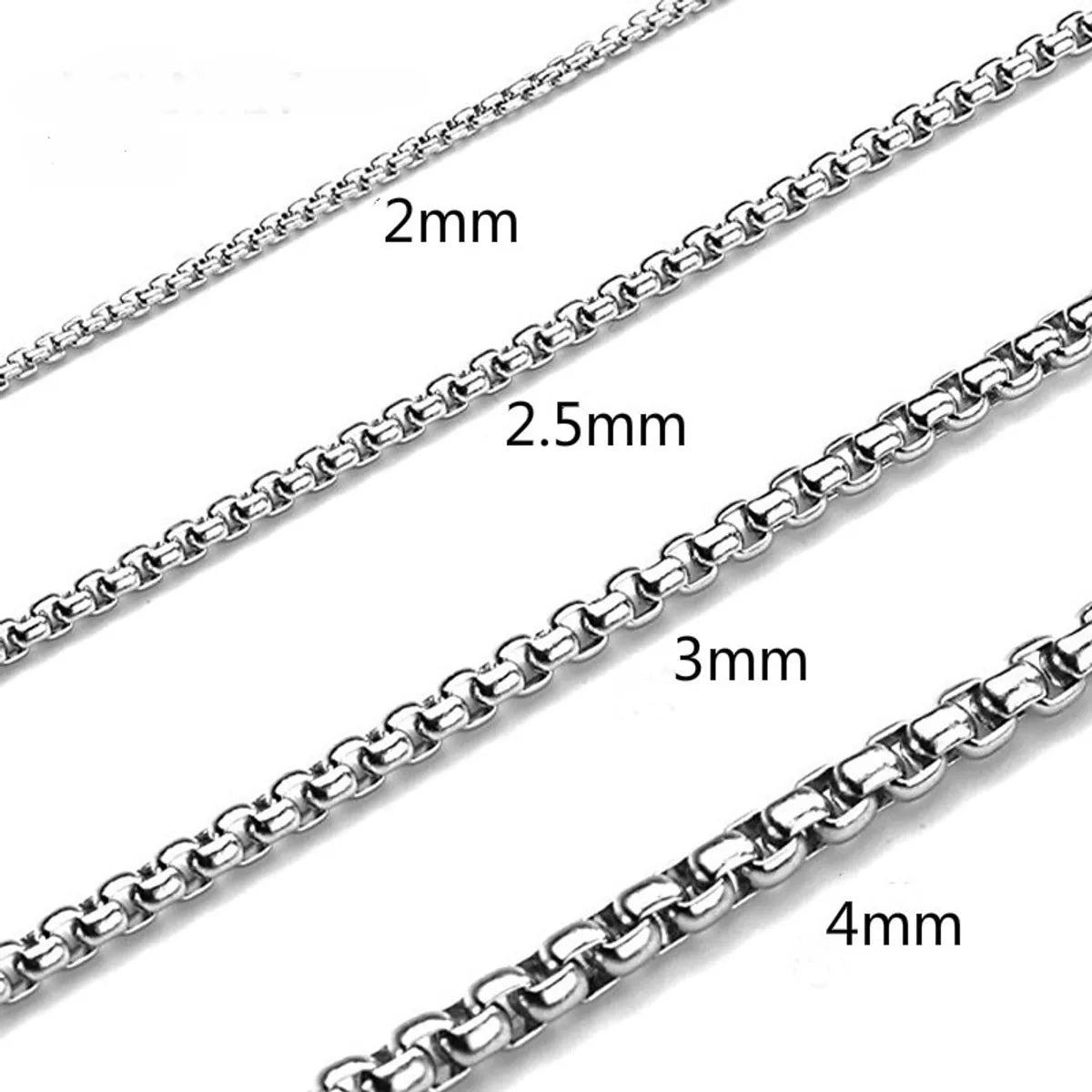 Simple Style Geometric Stainless Steel Plating Necklace 1 Piece