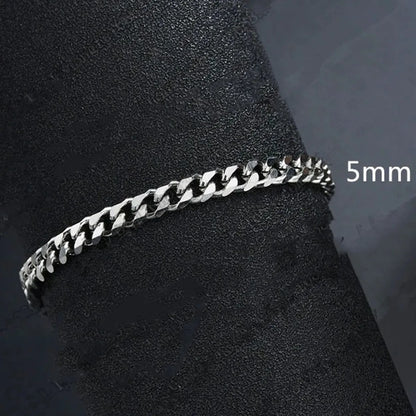 Simple Style Geometric Stainless Steel Plating Unisex Bracelets 1 Piece