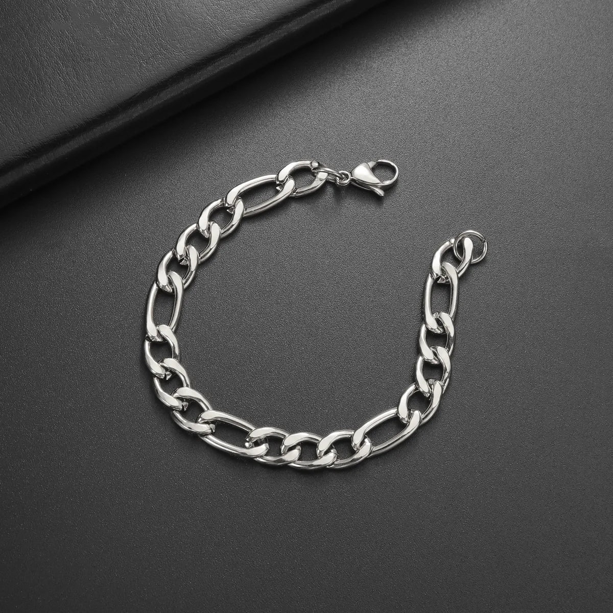 Simple Style Geometric Stainless Steel Plating Unisex Bracelets