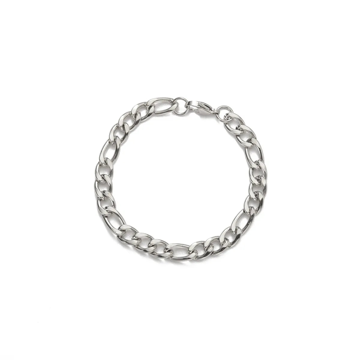 Simple Style Geometric Stainless Steel Plating Unisex Bracelets