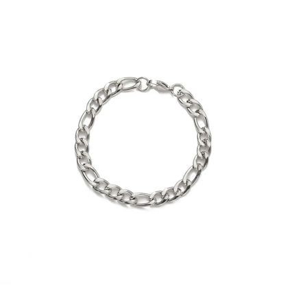 Simple Style Geometric Stainless Steel Plating Unisex Bracelets