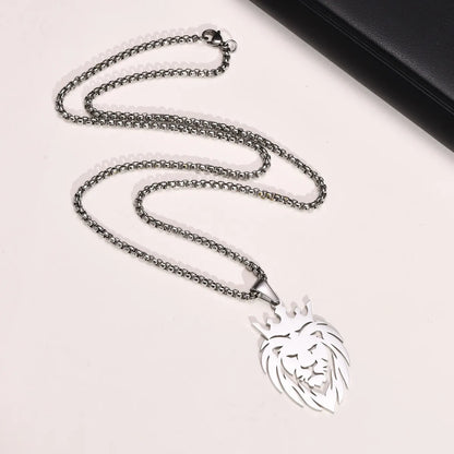 Simple Style Geometric Stainless Steel Polishing Pendant Necklace 1 Piece