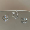 Simple Style Geometric Star Moonstone Alloy Wholesale Open Ring