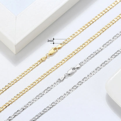 Simple Style Geometric Sterling Silver Plating 14k Gold Plated White Gold Plated Necklace