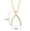 Simple Style Geometric Sterling Silver Polishing Plating Inlay Zircon Pendant Necklace