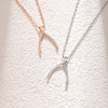 Simple Style Geometric Sterling Silver Polishing Plating Inlay Zircon Pendant Necklace
