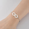 Simple Style Geometric Titanium Steel Bracelets Plating No Inlaid Stainless Steel Bracelets