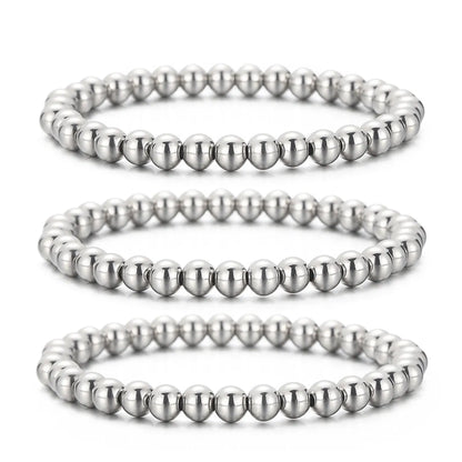 Simple Style Geometric Titanium Steel Bracelets Plating Stainless Steel Bracelets