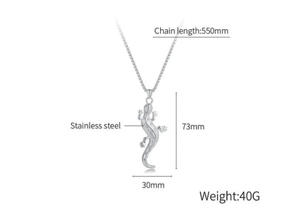 Simple Style Geometric Titanium Steel Plating Men'S Charms Pendant Necklace