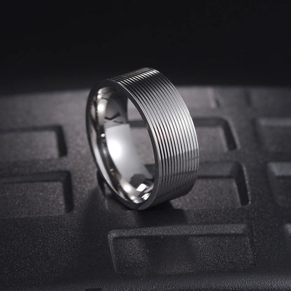 Simple Style Geometric 201 Stainless Steel Plating Gold Plated Men'S Rings