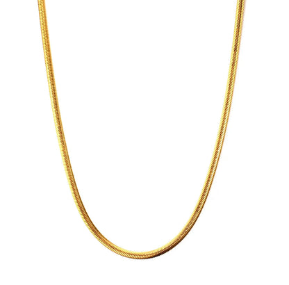 Simple Style Geometric Titanium Steel Plating Necklace