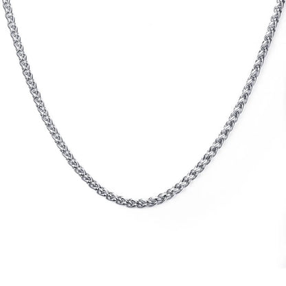 Simple Style Geometric Titanium Steel Plating Necklace