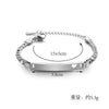 Simple Style Geometric Titanium Steel Plating Unisex Bracelets Men Chain Bracelets
