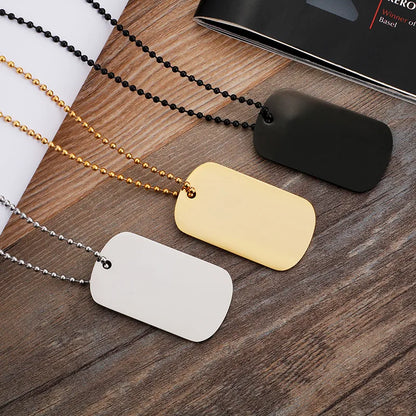 Simple Style Geometric Titanium Steel Plating 18K Gold Plated Unisex Pendant Necklace