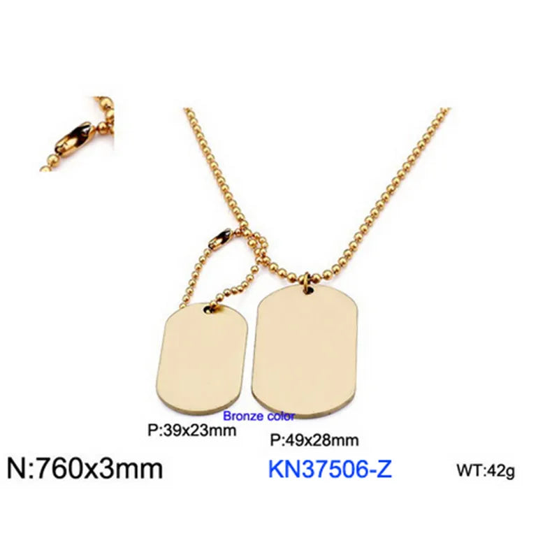 Simple Style Geometric Titanium Steel Plating 18K Gold Plated Unisex Pendant Necklace