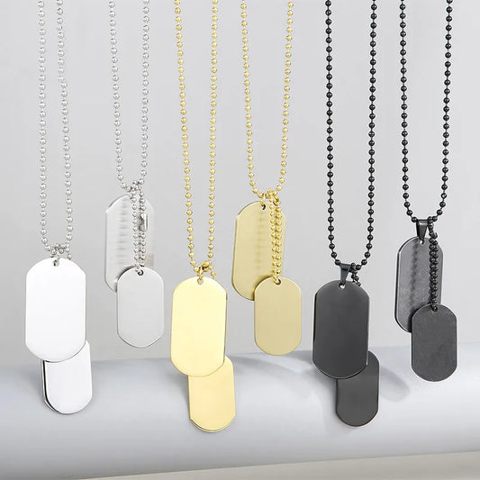 Simple Style Geometric Titanium Steel Plating 18K Gold Plated Unisex Pendant Necklace