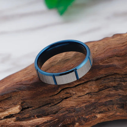 Simple Style Geometric Titanium Steel Rings