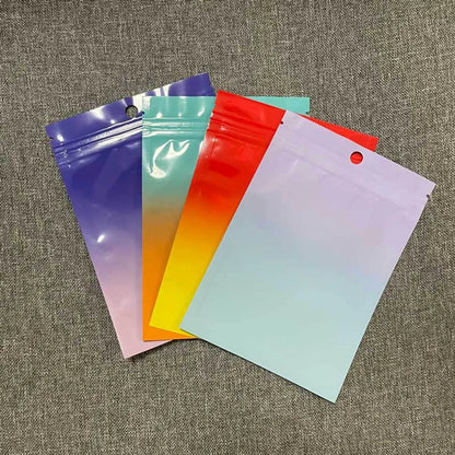 Simple Style Gradient Color New Material Wholesale Jewelry Packaging Bags