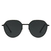 Simple Style Gradient Color Solid Color Pc Oval Frame Full Frame Women'S Sunglasses