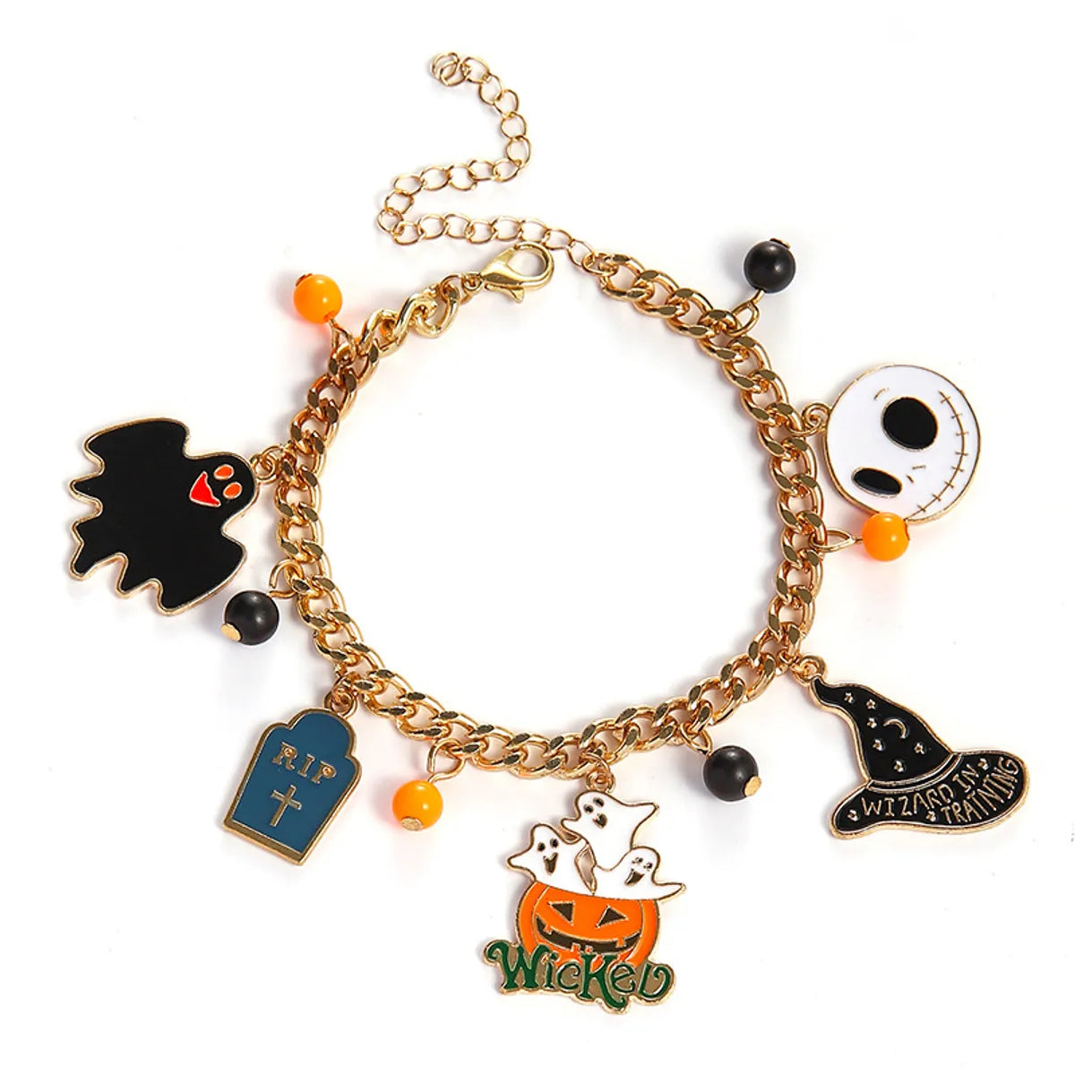 Simple Style Halloween Pattern Alloy Wholesale Bracelets