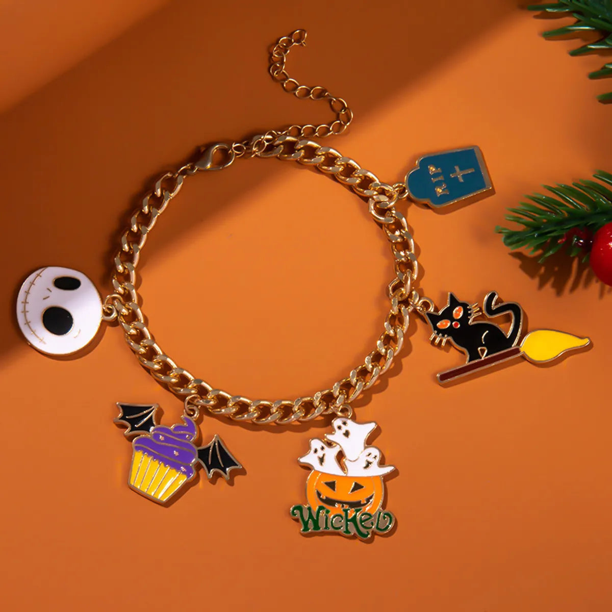 Simple Style Halloween Pattern Alloy Wholesale Bracelets