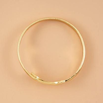 Simple Style Hand Alloy Wholesale Bangle