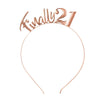 Simple Style Headband And Shoulder Strap Set For Women