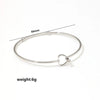 Simple Style Heart Shape 304 Stainless Steel Wholesale Bangle