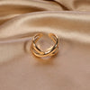 Simple Style Heart Shape Alloy Enamel Stoving Varnish Plating Gold Plated Unisex Open Rings