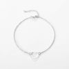 Simple Style Heart Shape Alloy Women's Bracelets