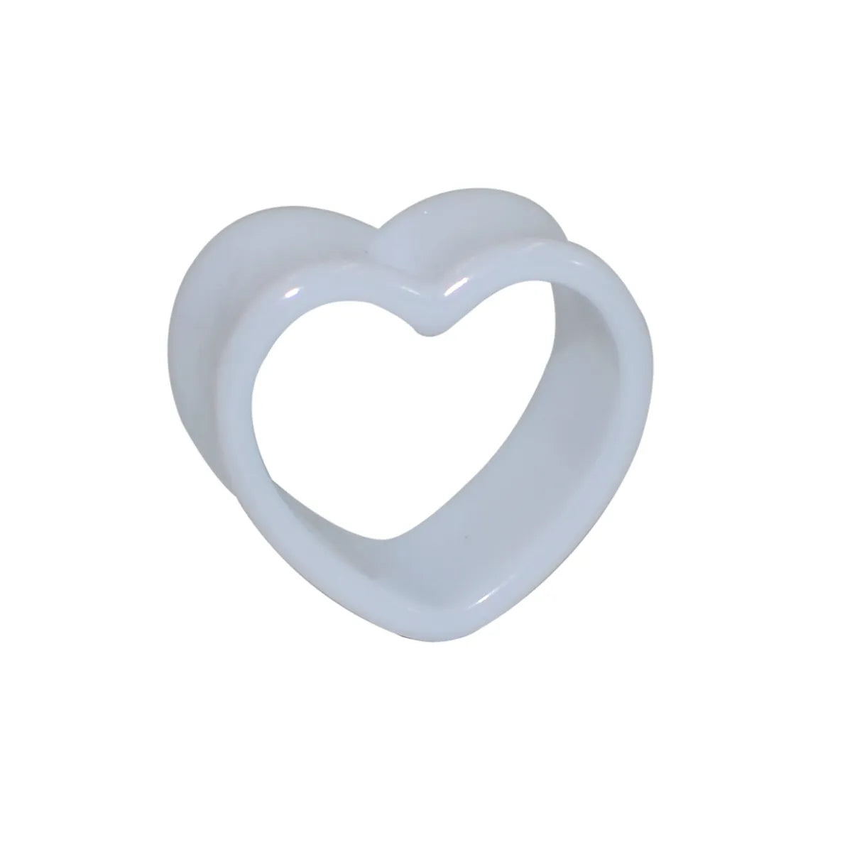 Simple Style Heart Shape Arylic Auricle 1 Pair