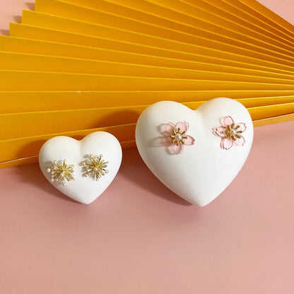 Simple Style Heart Shape Gypsum Jewelry Display