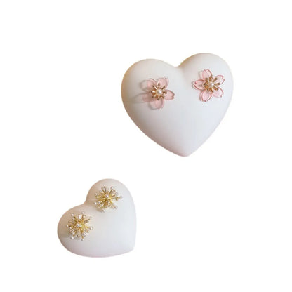 Simple Style Heart Shape Gypsum Jewelry Display