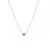 Wholesale Jewelry Simple Style Heart Shape Imitation Pearl Zircon Inlay Pendant Necklace