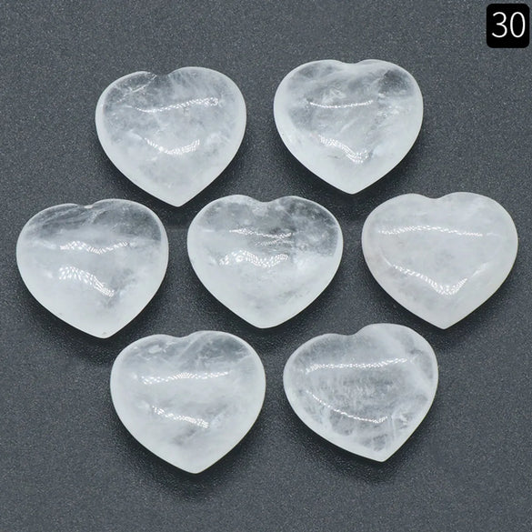 1 Piece Natural Stone Heart Shape