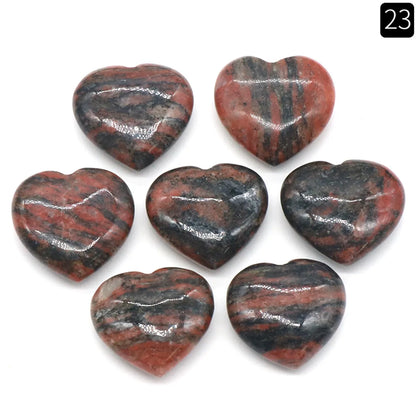 1 Piece Natural Stone Heart Shape