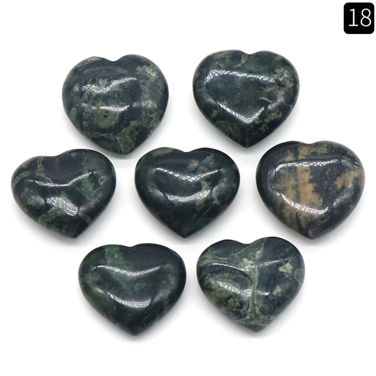 1 Piece Natural Stone Heart Shape