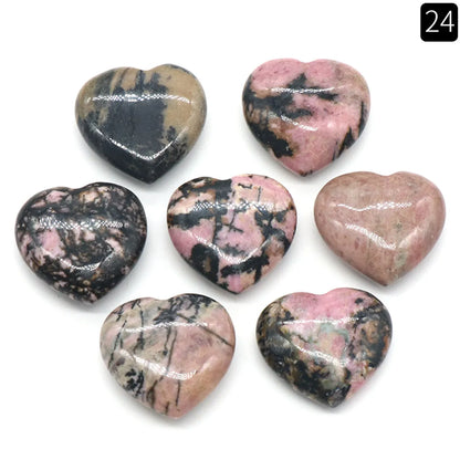 1 Piece Natural Stone Heart Shape