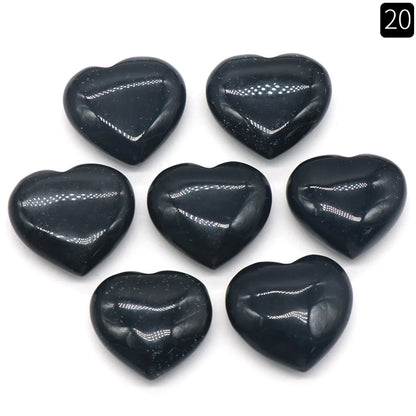 1 Piece Natural Stone Heart Shape