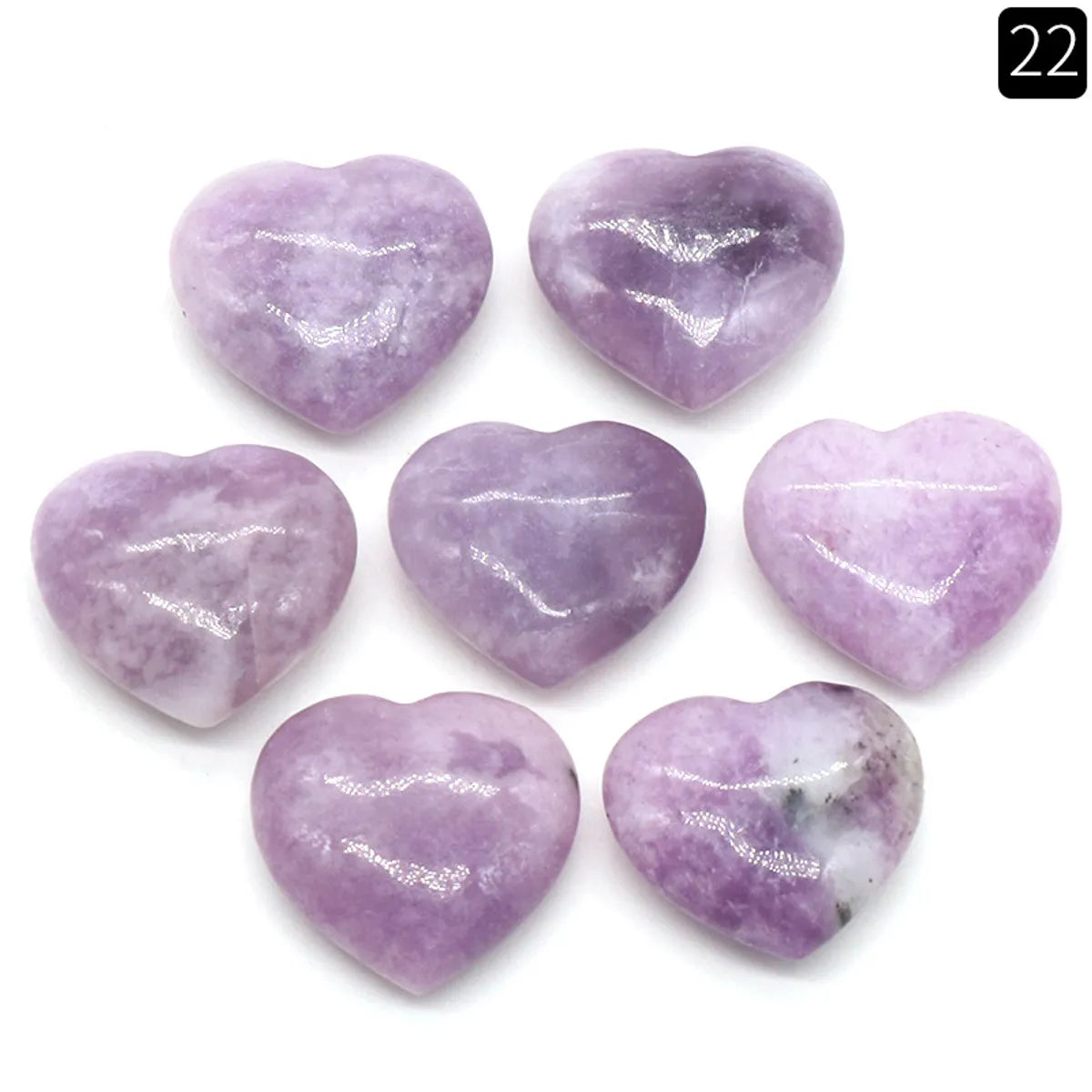 1 Piece Natural Stone Heart Shape