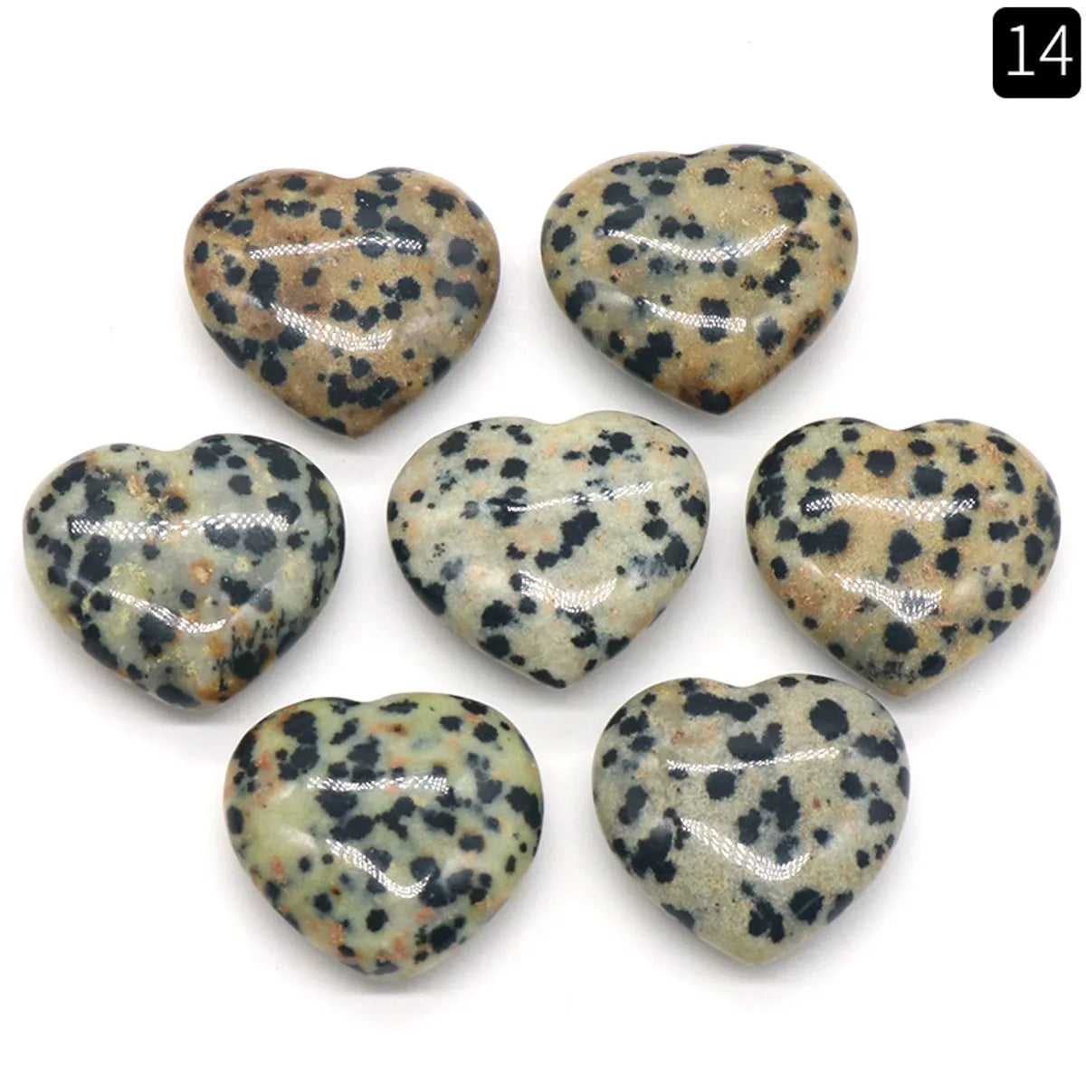 1 Piece Natural Stone Heart Shape