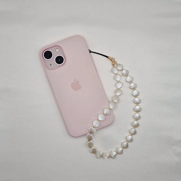 Simple Style Heart Shape Shell Beaded Mobile Phone Chain